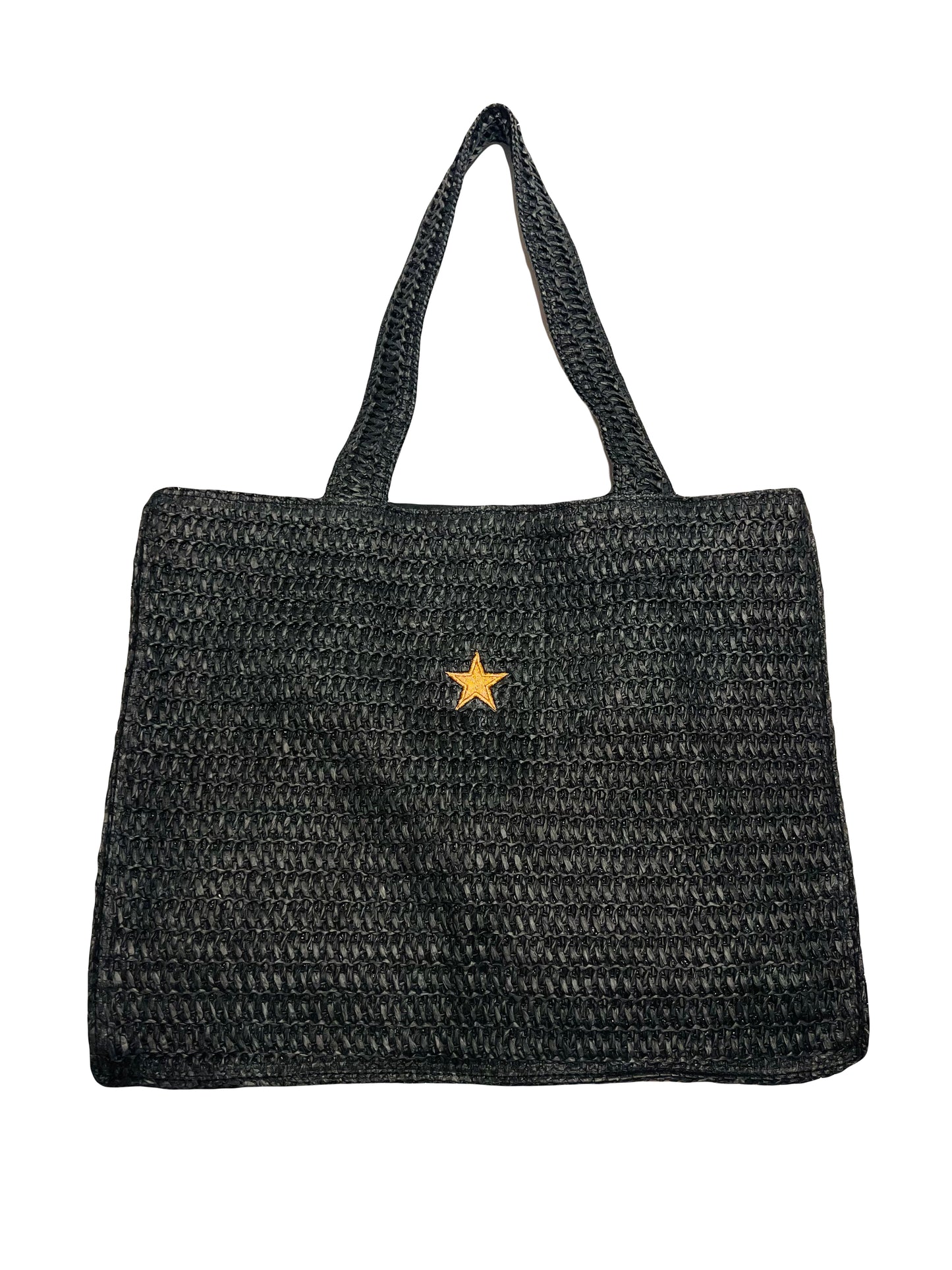 BOLSO BIG STRAW BLACK
