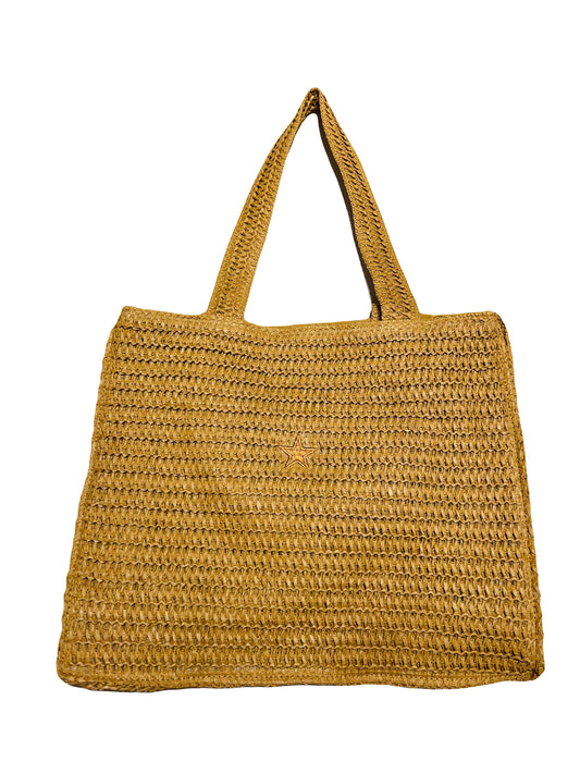 BOLSO BIG STRAW CAMEL