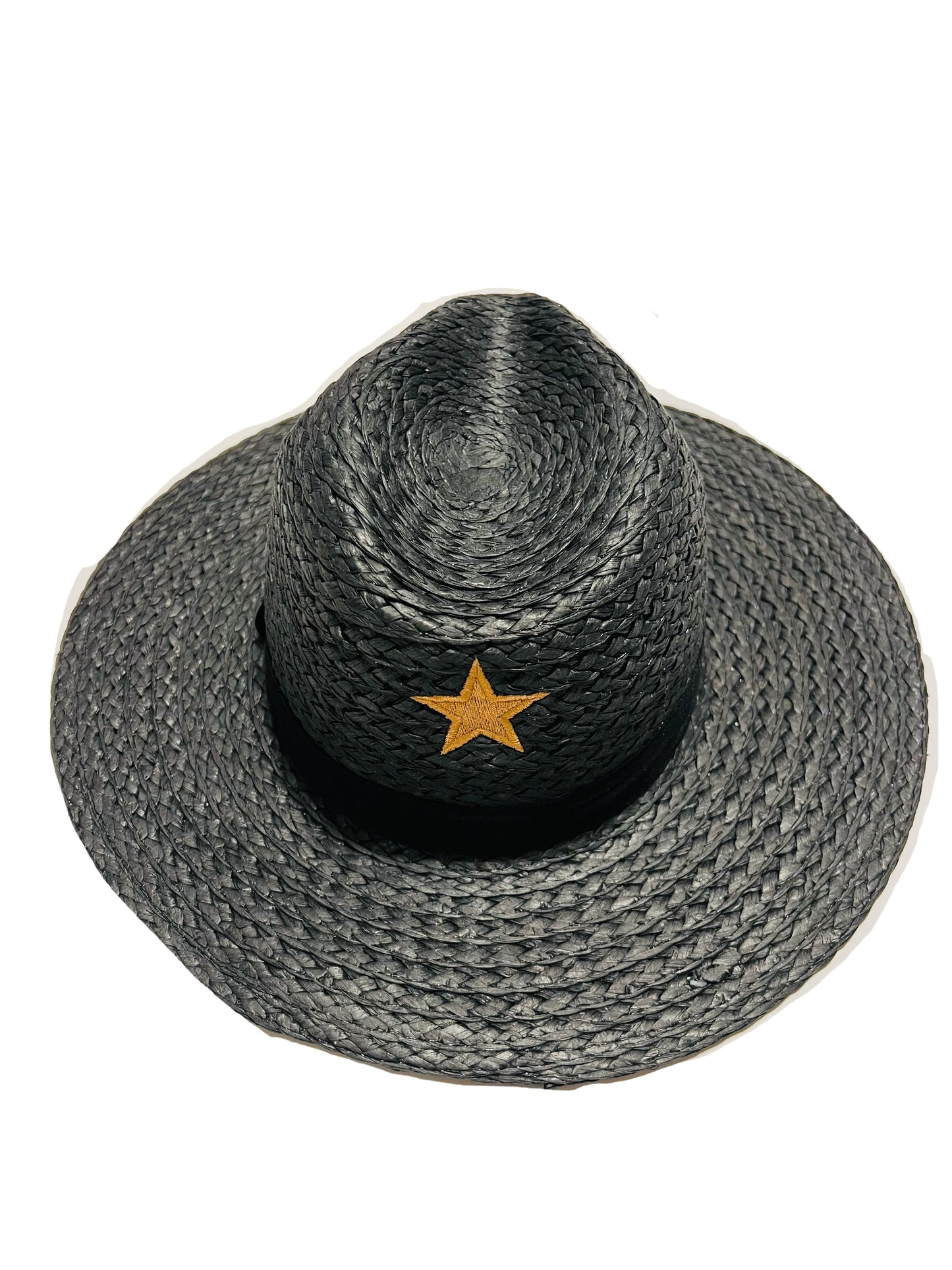 SOMBRERO STRAW BLACK