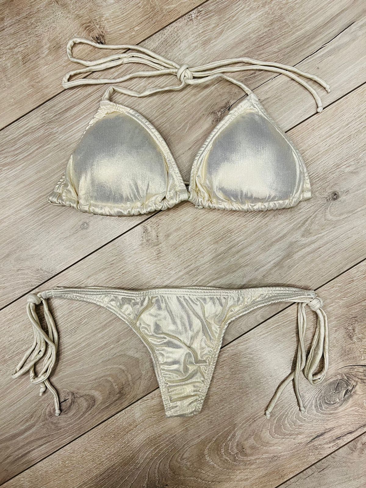 BIKINI WHITE METALIZADO